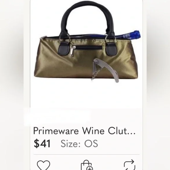 NEW Primewear Insulated Wine Bag / Clutch, Red, New With Tags. Great 4 Christmas - Picture 11 of 16